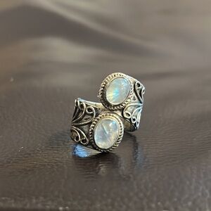 RING- adjustable- Moonstone